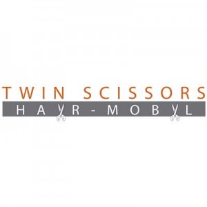 Logo Twin Scissors Hair Mobil